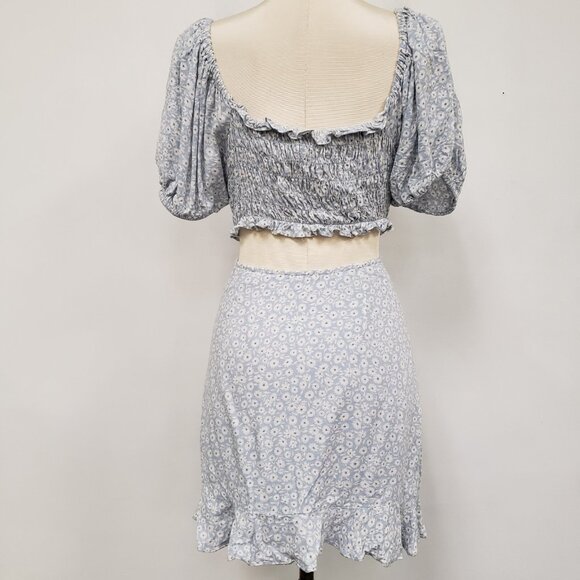 Cotton Candy LA Womens Y2K Milkmaid Mini Dress Size L Cottagecore Soft Girl - Picture 3 of 9